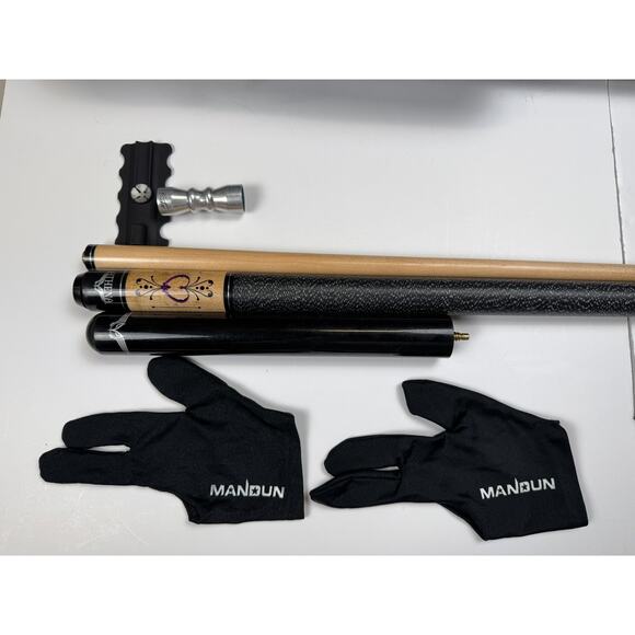 Athena ATH13 Pool Cue Set w/ Scorpion Case, Gloves, Holder & Tip Tool – 58" Cue - Picture 16 of 16